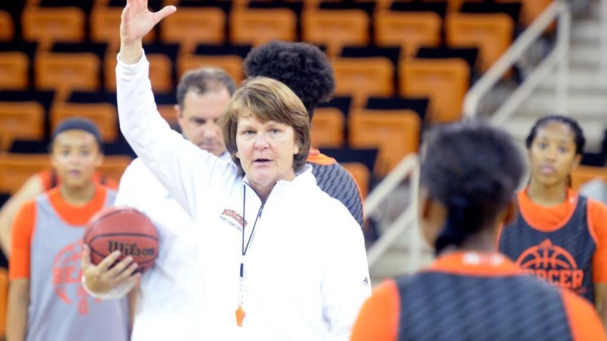 Mercer head coach Susie Gardner is entering her eighth season with the Bears.