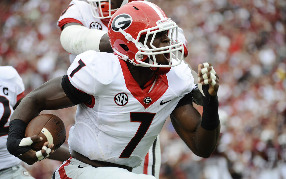 Lorenzo Carter has excelled as a pass rusher early in his career at Georgia. 