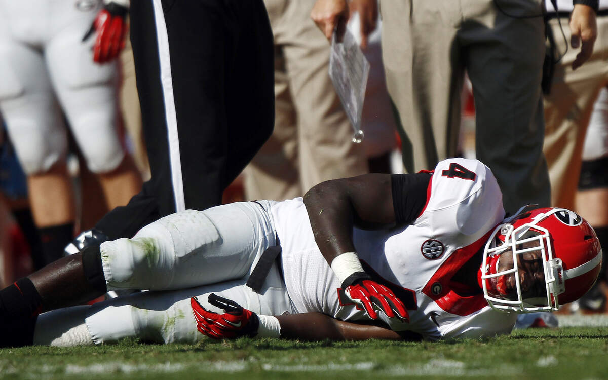 Keith Marshall tore his ACL in 2013 against Tennessee. 
