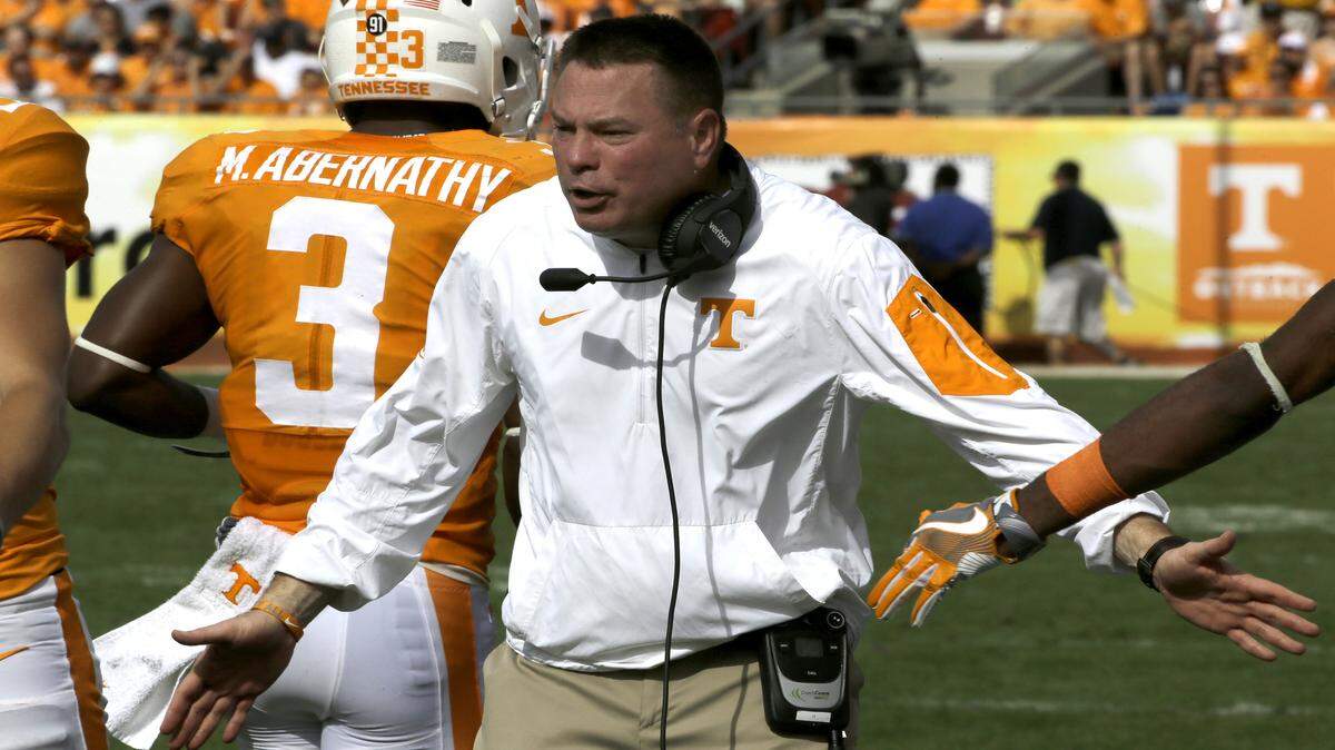 Tennessee head coach Butch Jones has been accused of calling a former player a "traitor" for helping a woman receive medical assistance following a sexual assault she alleges two Volunteer players committed. Jones has denied doing this. 