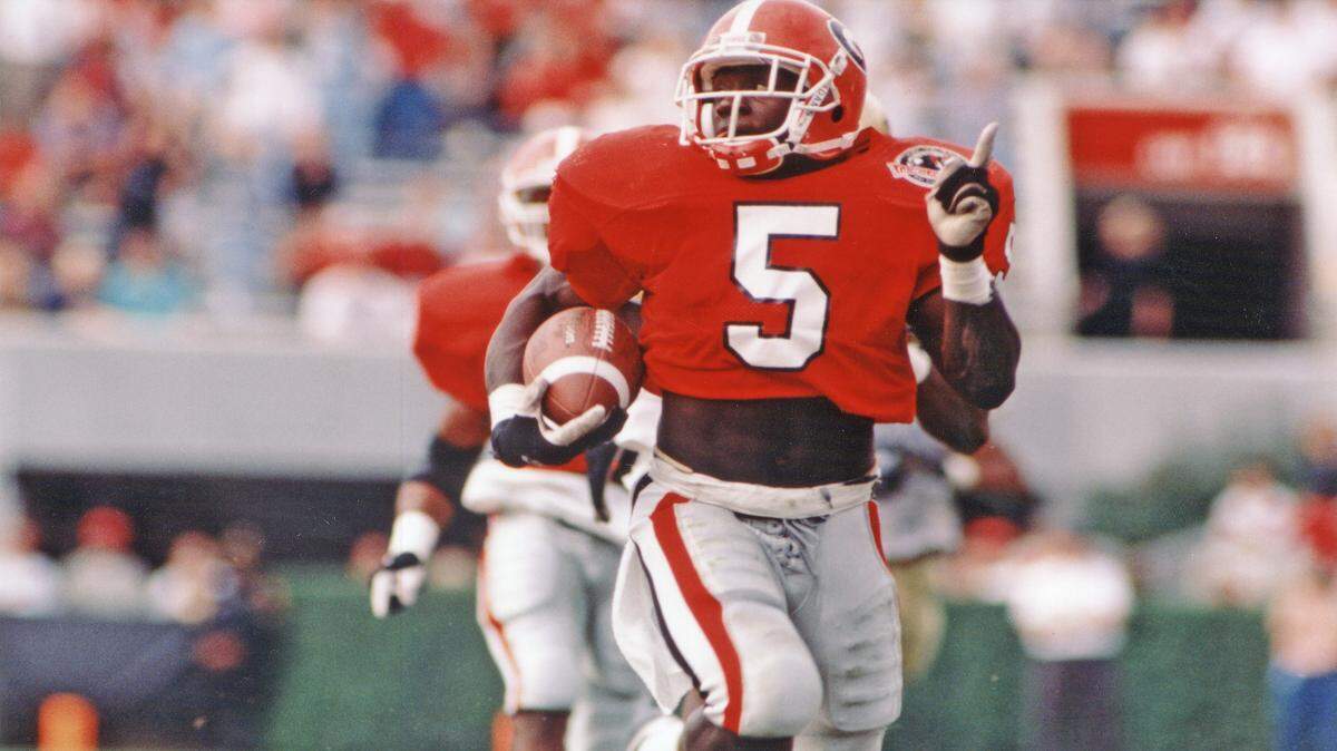 Garrison Hearst is one of four former UGA representatives who will be inducted into the Georgia Sports Hall of Fame. 