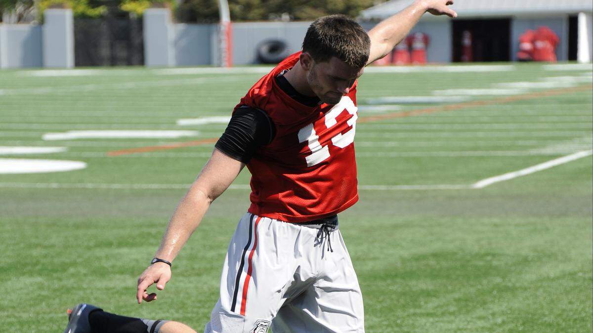 Georgia kicker Marshall Morgan said he's happy with how his preseason has progressed. 