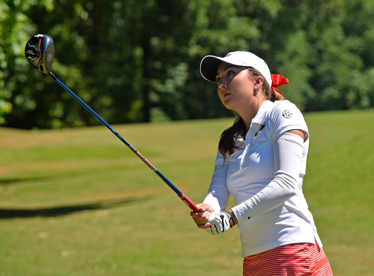 Georgia golfer Jillian Hollis. 