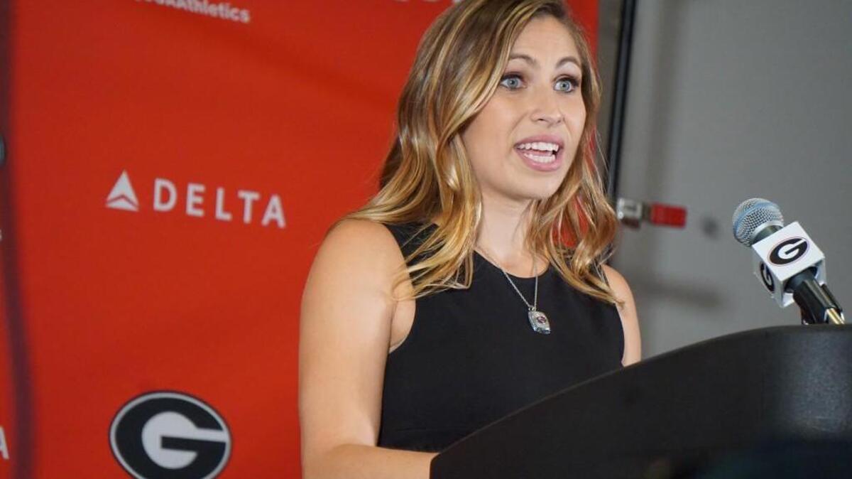 Courtney Kupets Carter is the new head coach of Georgia’s gymnastics program.
