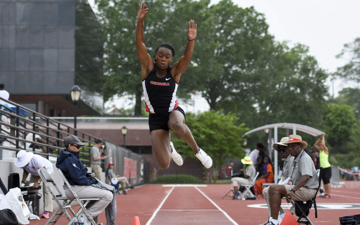 Keturah Orji is competing in her first Olympics, with her triple jump event beginning Saturday. 