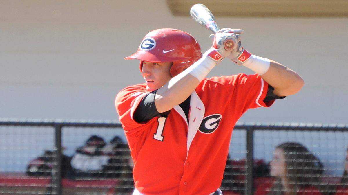 Georgia baseball's Skyler Weber is confident about his team's chances in 2016. 