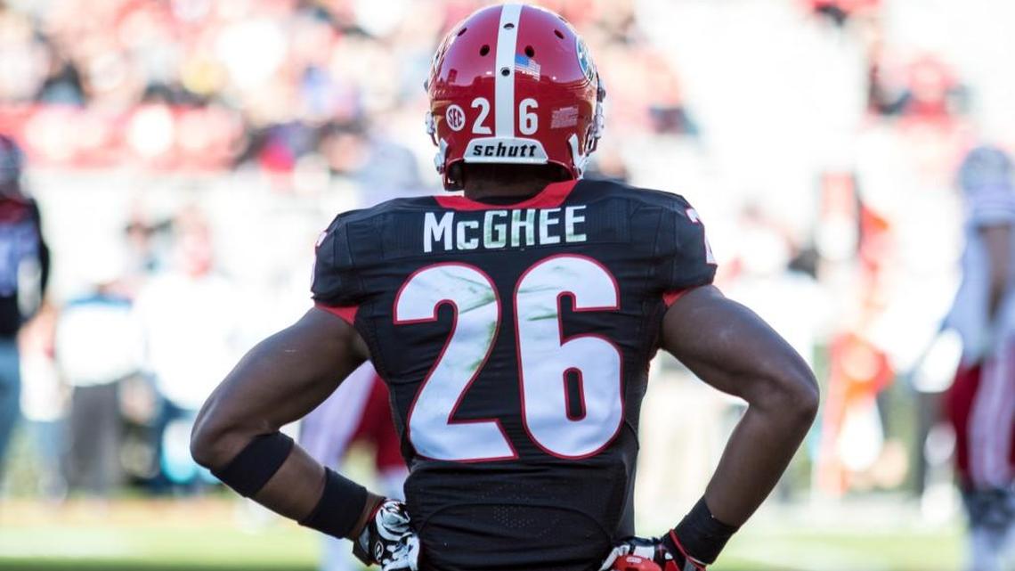Georgia defensive back Tyrique McGhee (26) is one of many who could benefit greatly during bowl practices.