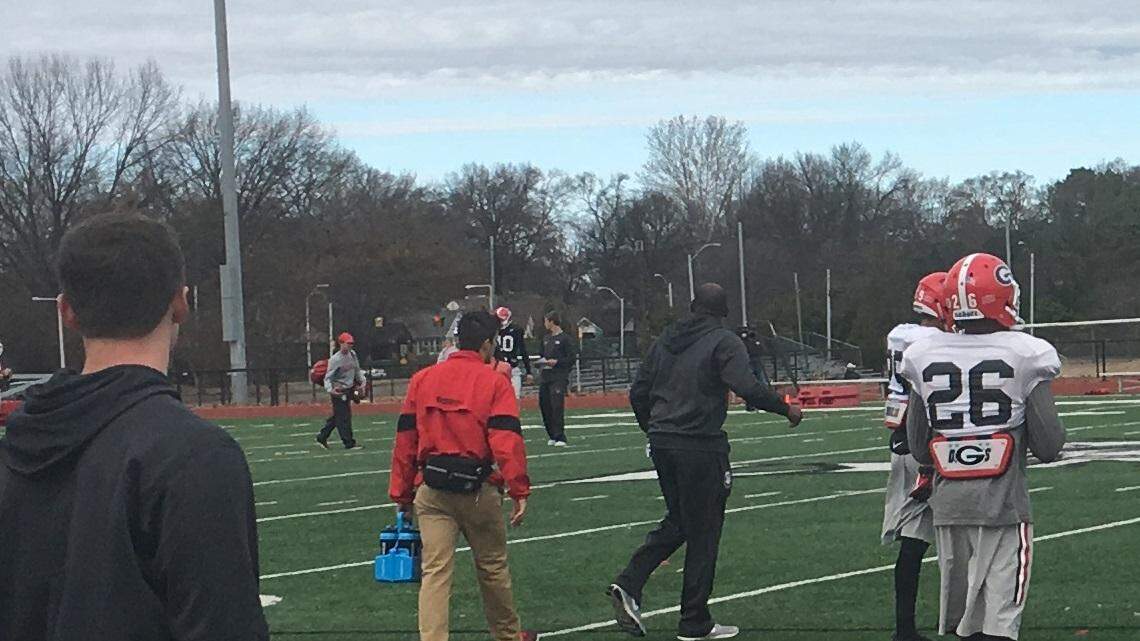 Tyrique McGhee was unable to fully go in practice Tuesday. 