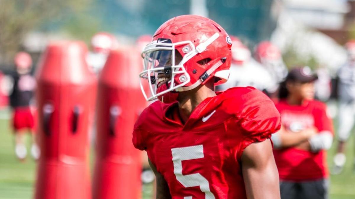Georgia wide receiver Terry Godwin has taken on a larger role as a blocker this season.