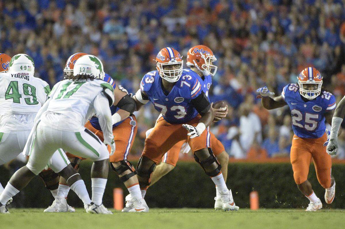 Florida offensive lineman Martez Ivey. 