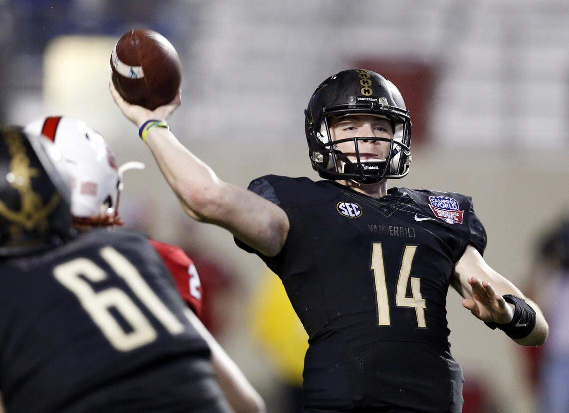 Vanderbilt quarterback Kyle Shurmur. 
