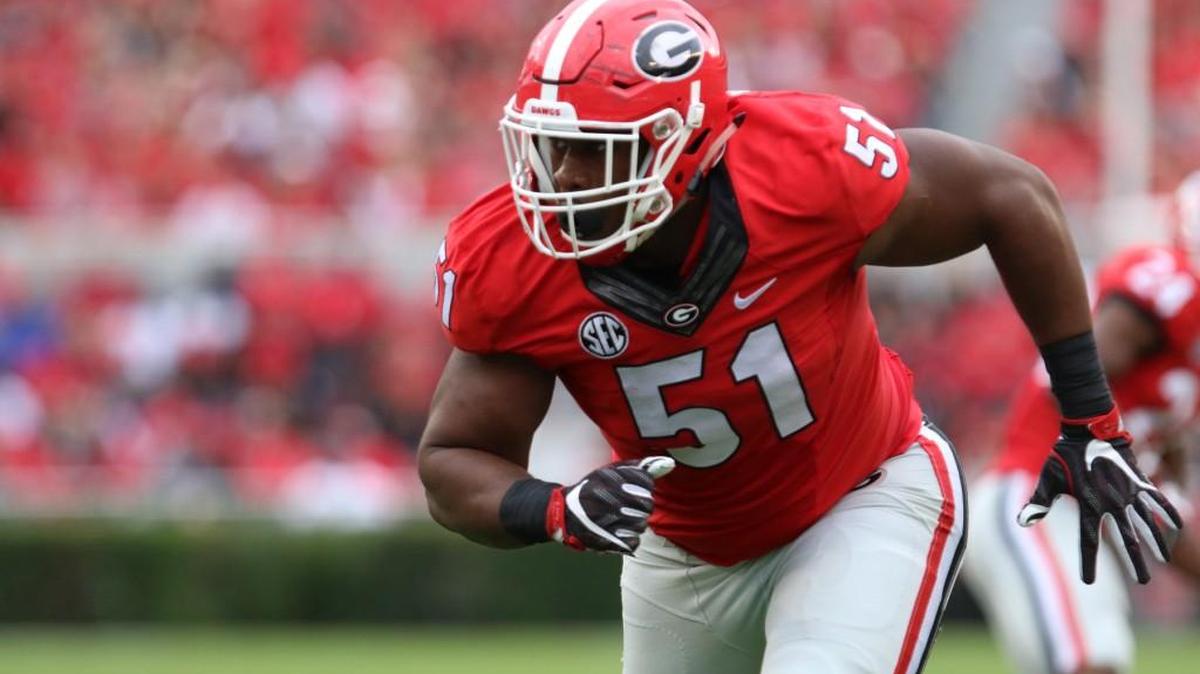 Georgia defensive end David Marshall attended Upson-Lee.