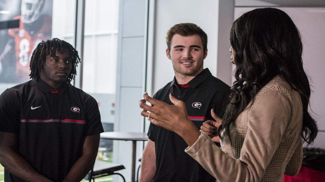 Georgia early-enrollees Richard LeCounte and Jake Fromm speak with ESPN's Maria Taylor on National Signing Day. 