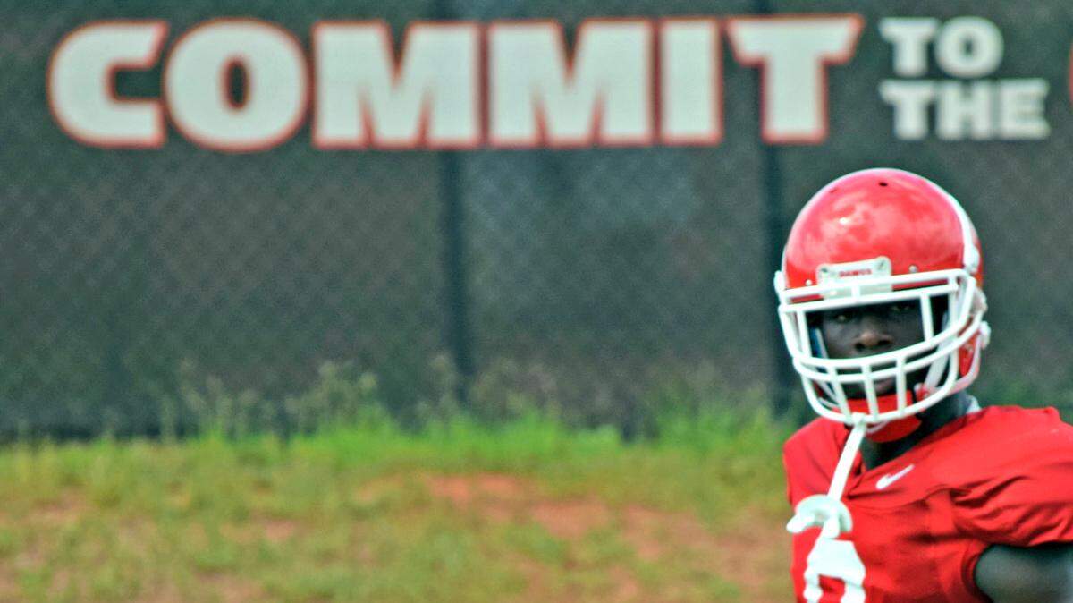 Riley Ridley is dealing with some sort of arm, wrist or hand injury. 