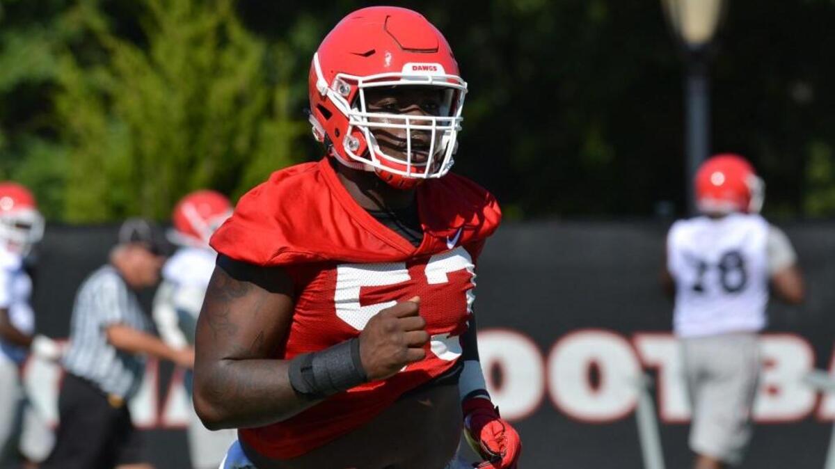 Lamont Gaillard is set to be Georgia’s starting center after spending the 2016 season at guard.