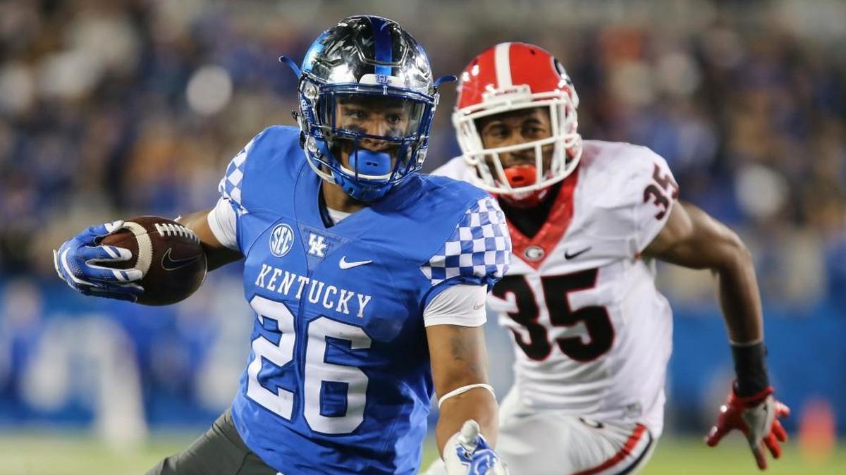 Benny Snell ran for 114 yards against Georgia in last season’s game.