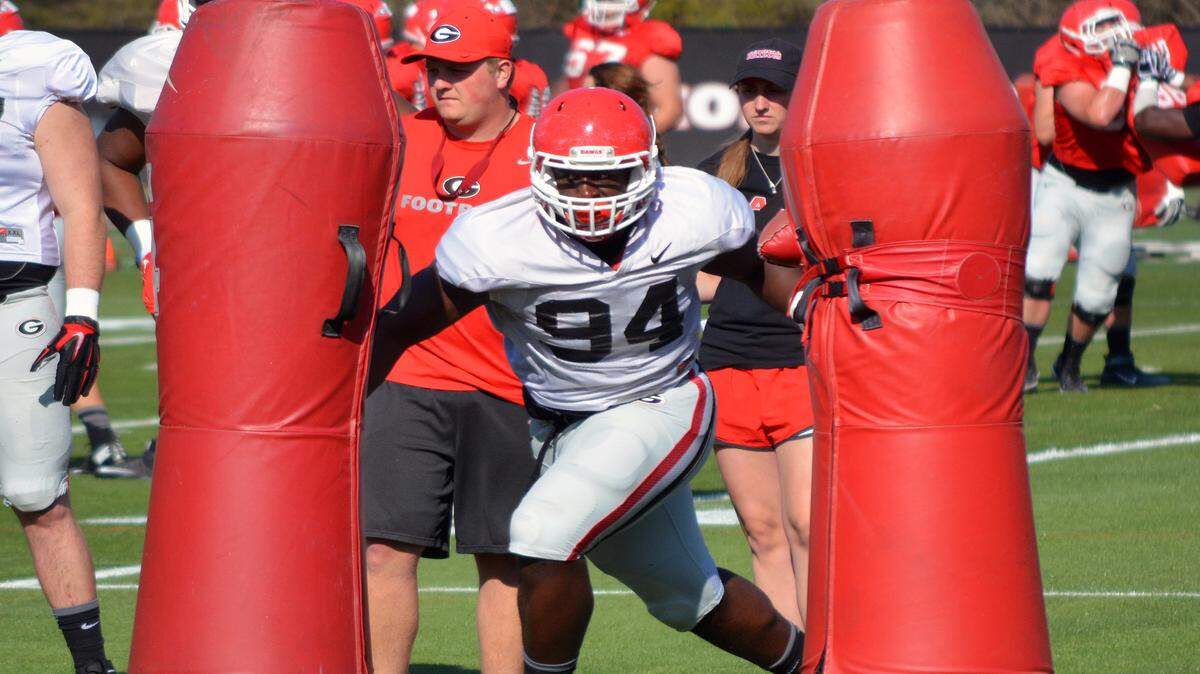 Georgia rising junior Michael Barnett's injury this spring has put a strain on the Bulldogs' depth at defensive line.