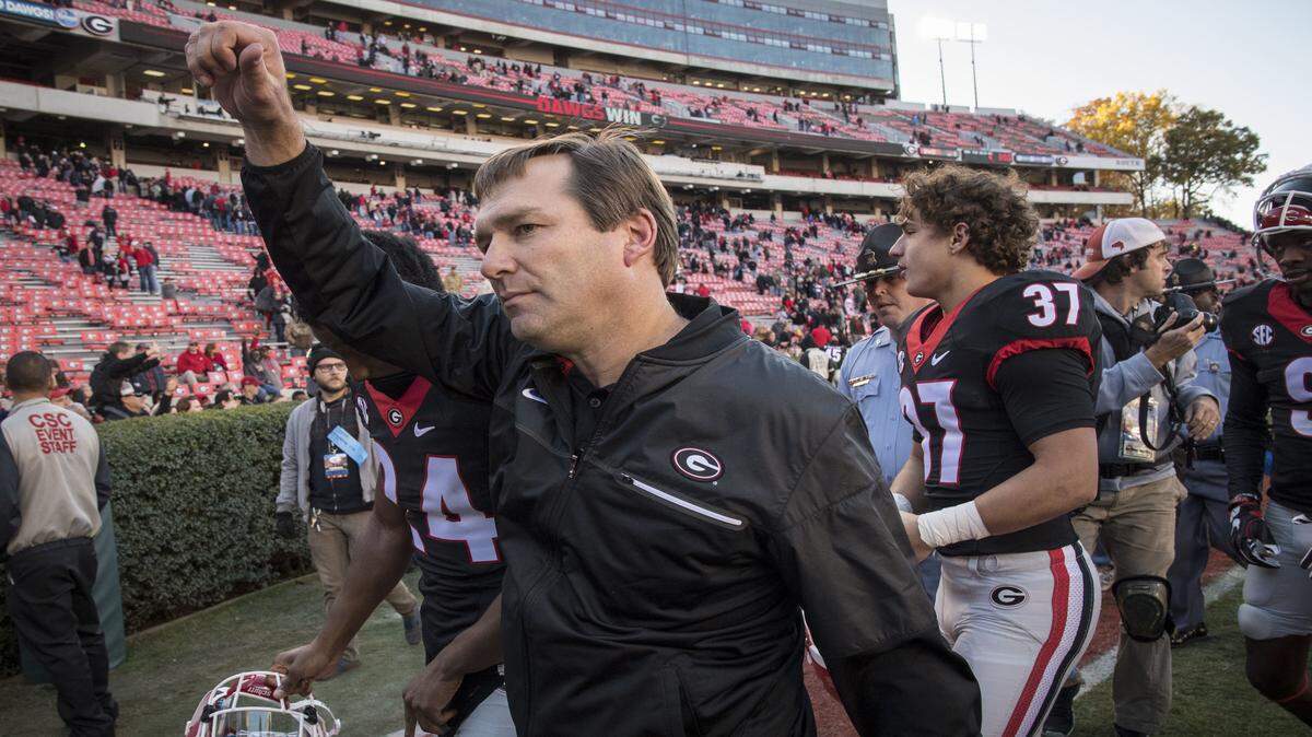 Georgia head coach Kirby Smart wasn't thrilled with how Georgia finished Saturday's game against Louisiana-Lafayette. 