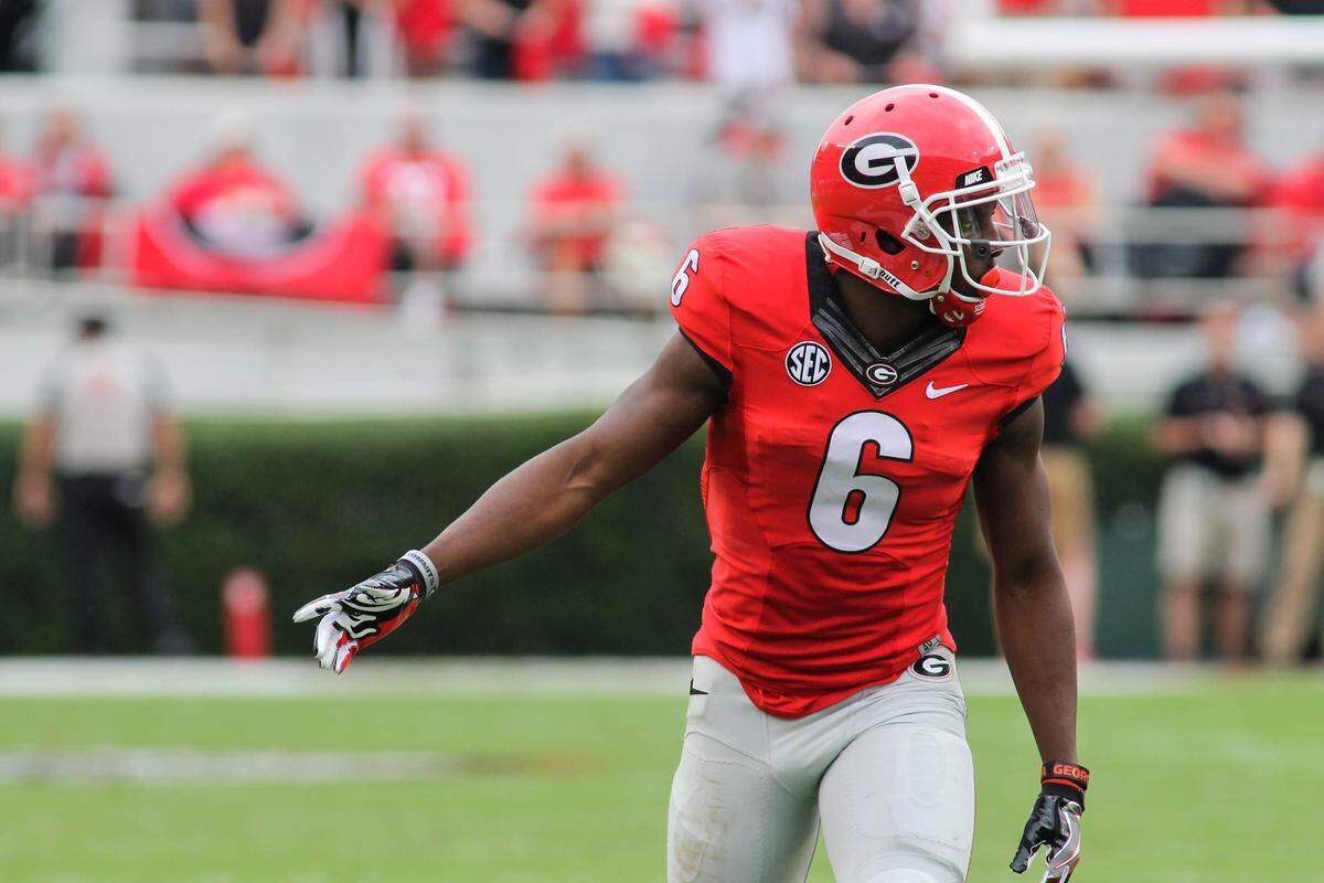 Javon Wims capped a strong spring with a G-Day performance that saw him go for four catches and 96 yards. 