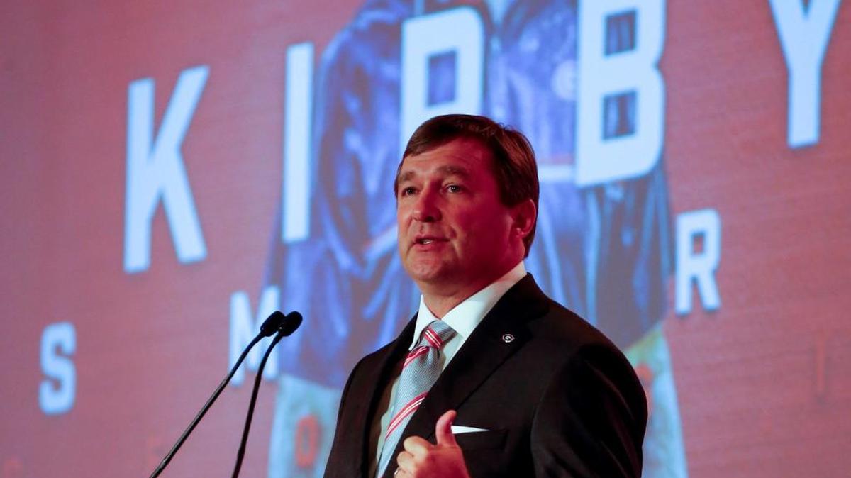 Kirby Smart’s Georgia Bulldogs finished 8-5 in his first season in 2016.