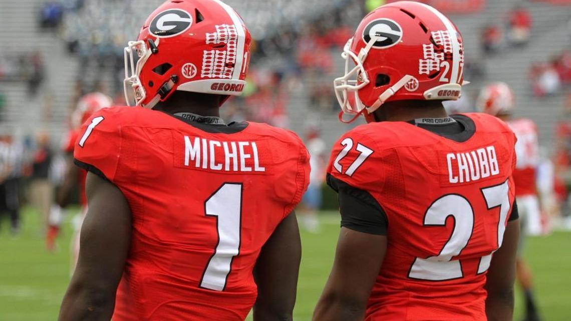 Sony Michel and Nick Chubb will once again lead Georgia’s rushing attack in 2017.