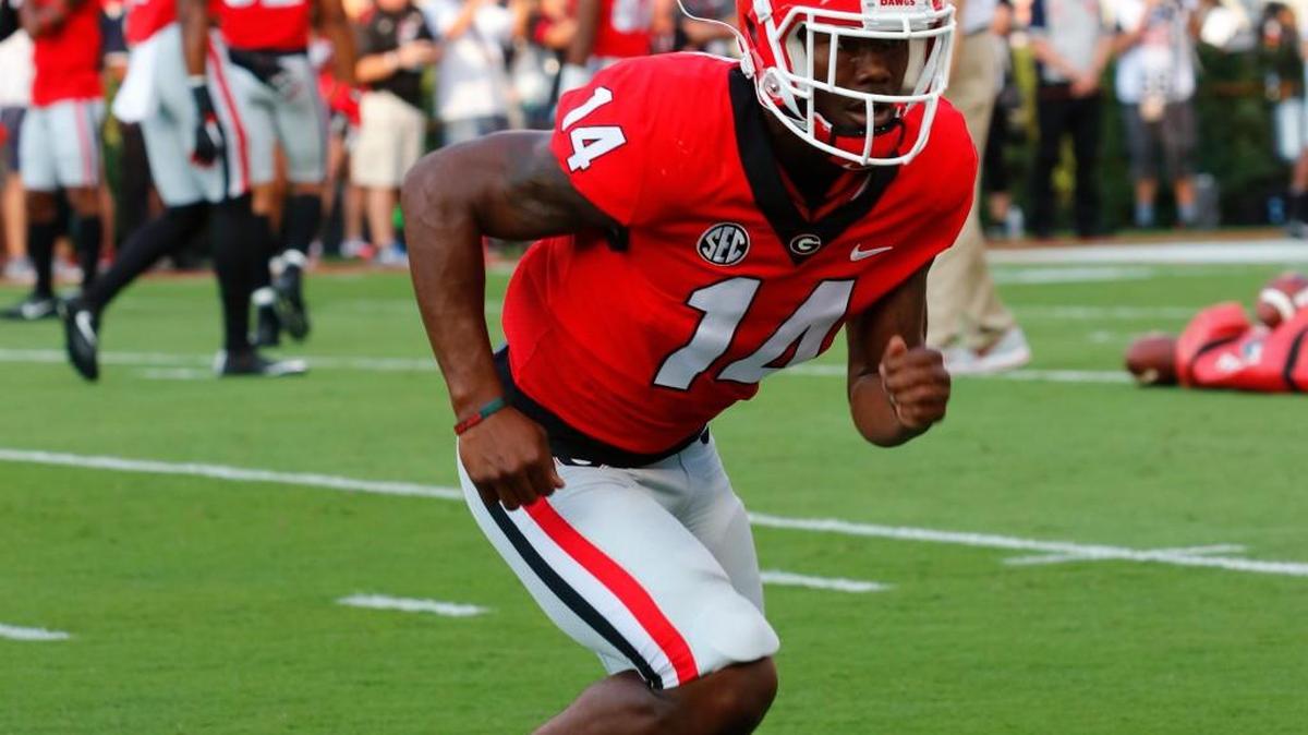 Georgia defensive back Malkom Parrish made his return to the football field against Mississippi State.
