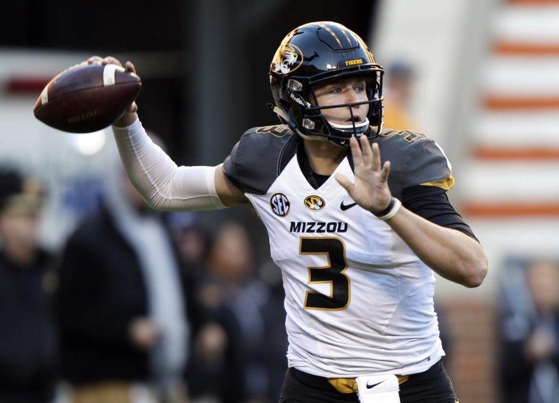 Missouri quarterback Drew Lock. 