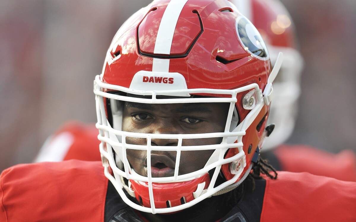 Solomon Kindley will have four remaining seasons of college football to be played. 