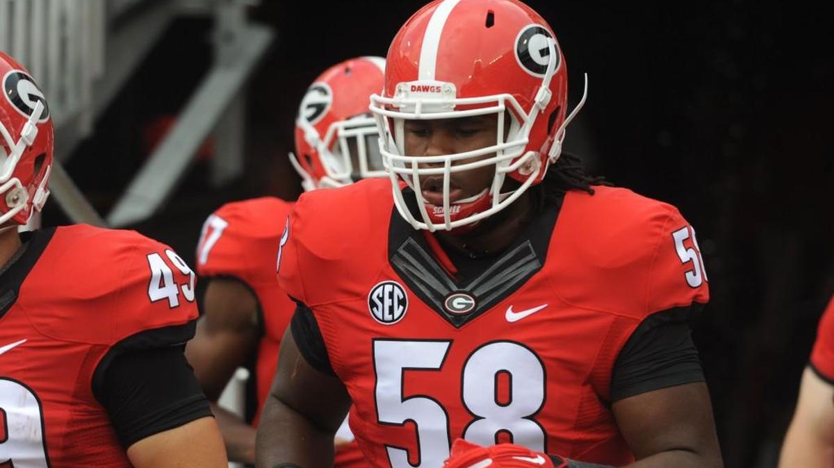 Georgia offensive lineman Pat Allen concluded spring practice with the starters.