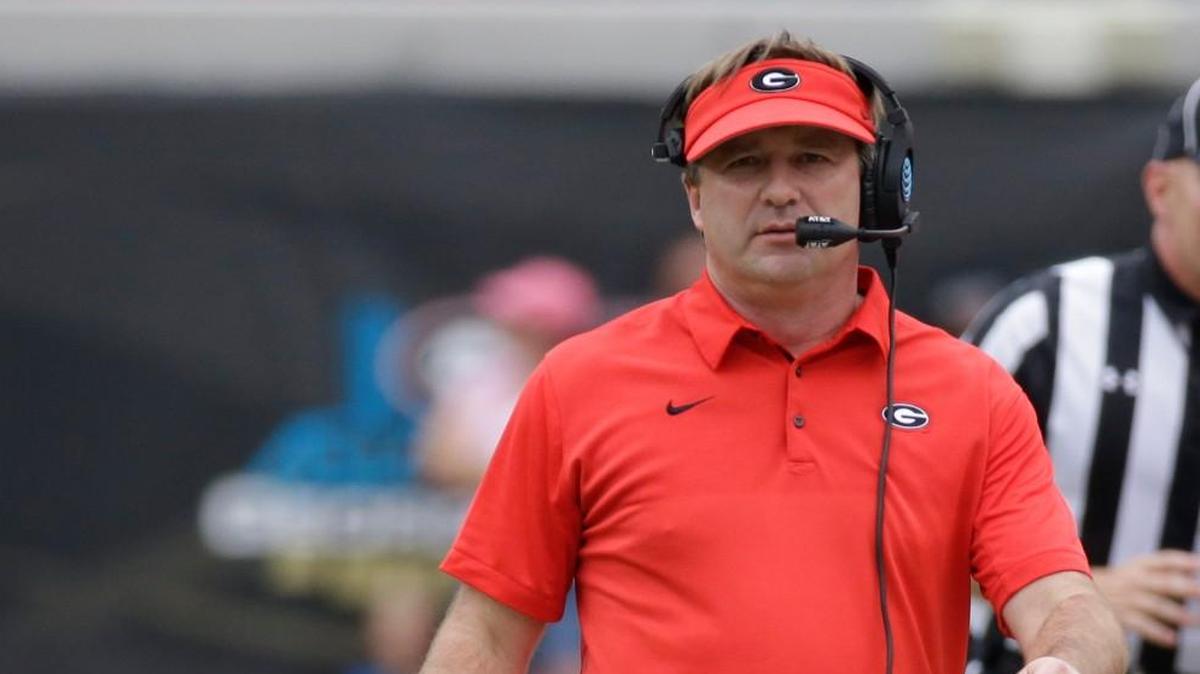 Georgia head coach Kirby Smart.