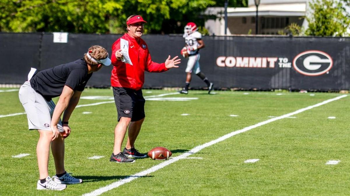 Georgia head coach Kirby Smart.