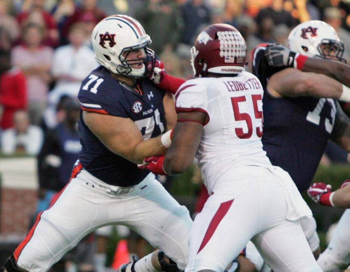 Auburn offensive lineman Braden Smith has found his home in the NFL