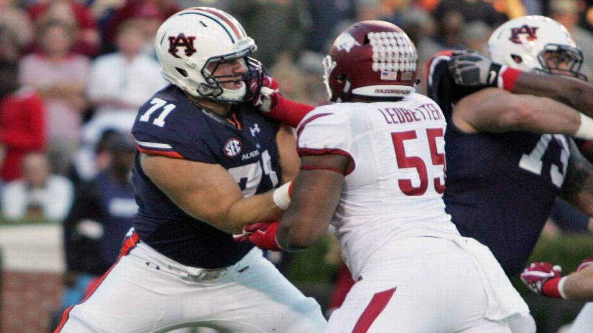Auburn offensive lineman Braden Smith has found his home in the NFL