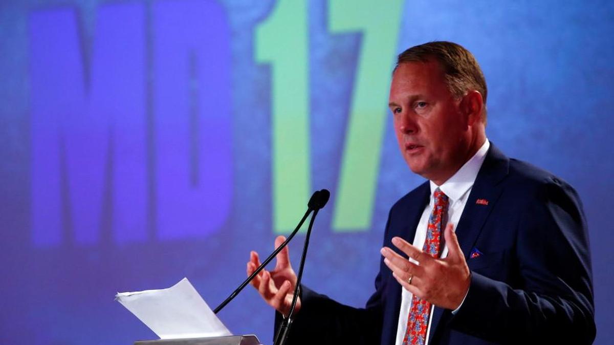 Hugh Freeze, at SEC Media Days, must prepare his team for a season that will end without a bowl game thanks to a self-imposed ban.