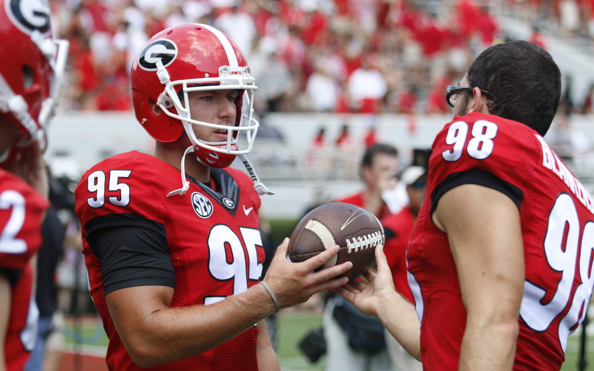 Marshall Long (95) has started in each of Georgia's eight games this year. 