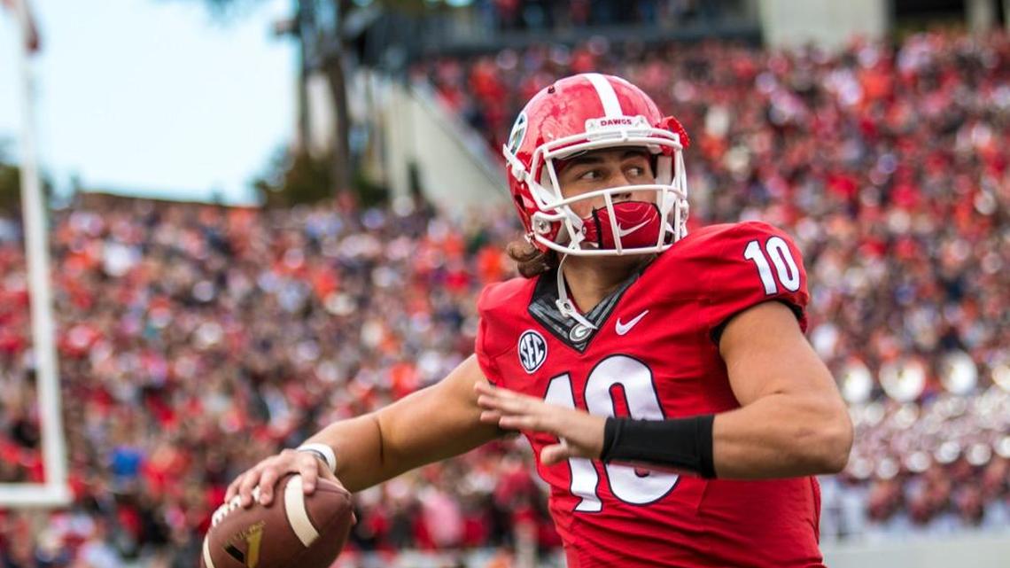 Georgia quarterback Jacob Eason started 12 of 13 games of the 2016 season.