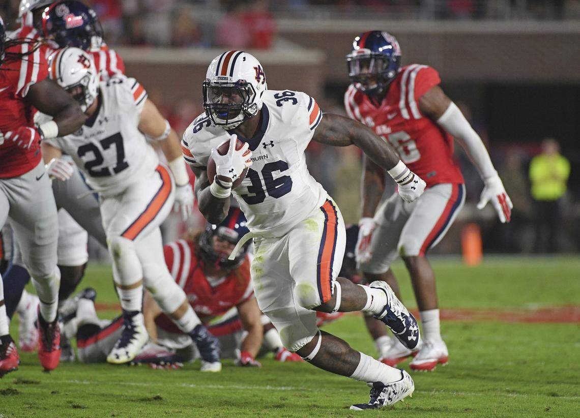 Auburn running back Kamryn Pettway. 