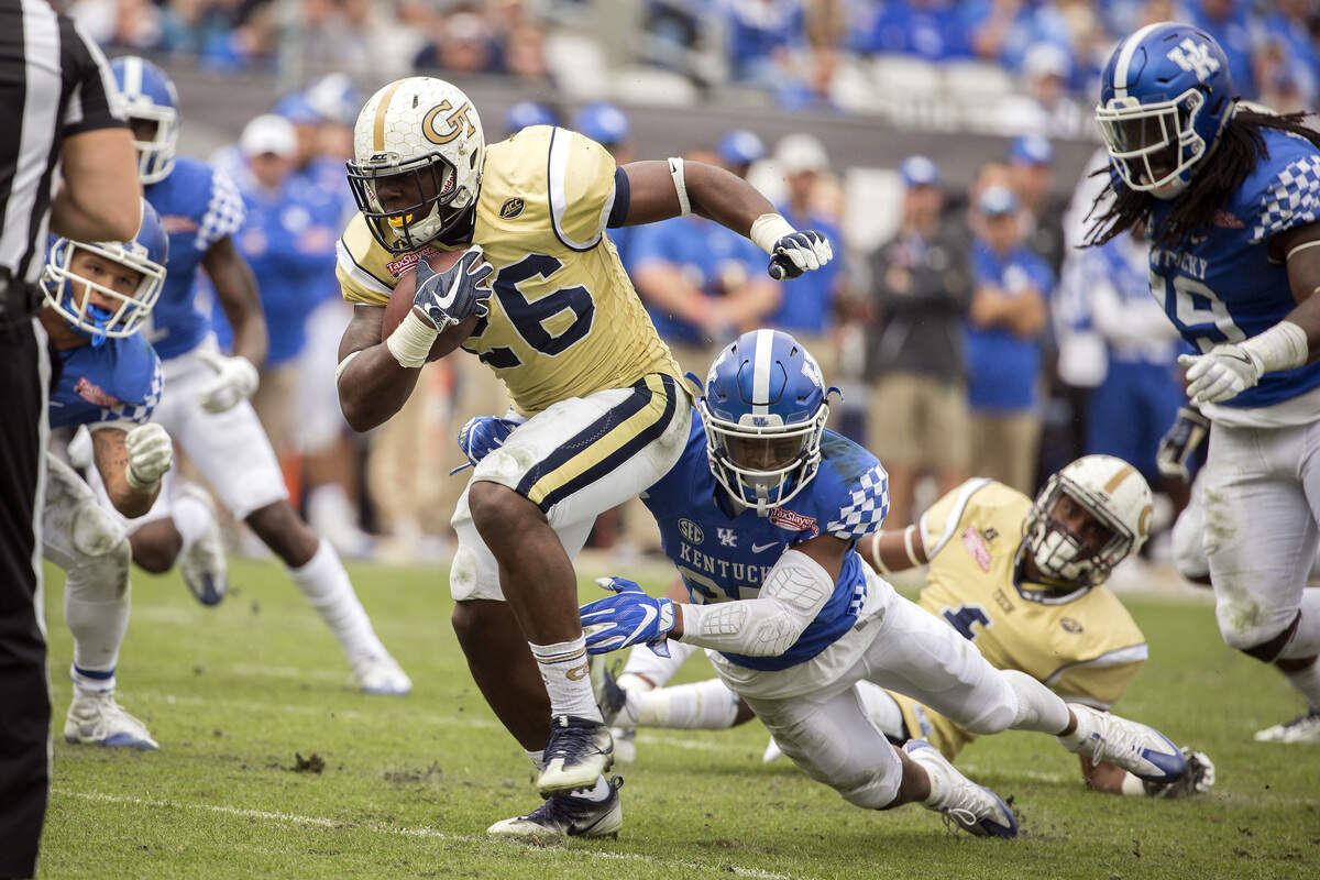 Georgia Tech running back Dedrick Mills. 