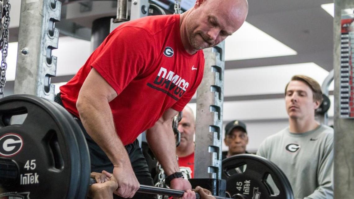 Georgia strength and conditioning coordinator Scott Sinclair, along with his staff, was decscibed as “chock full of energy.”