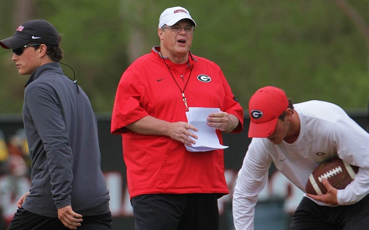 Jim Chaney spoke to reporters on Saturday for the first time since taking the Georgia offensive coordinator job. 