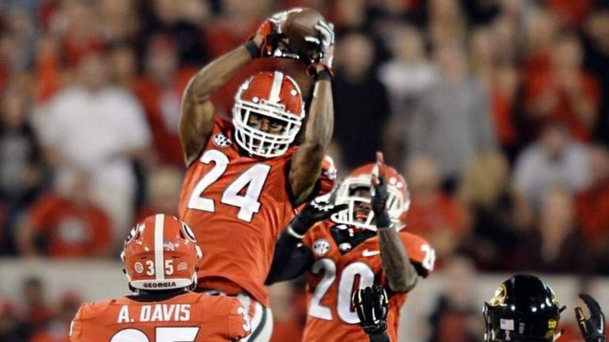 Dominick Sanders recorded an interception against Missouri. 