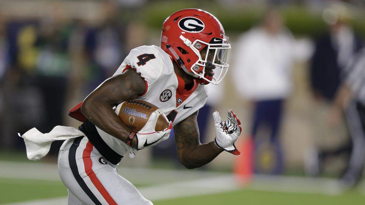 Georgia receiver Mecole Hardman. 
