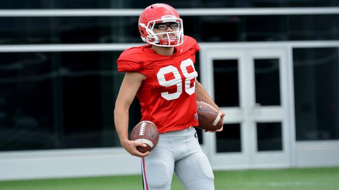Georgia place-kicker Rodrigo Blankenship. 