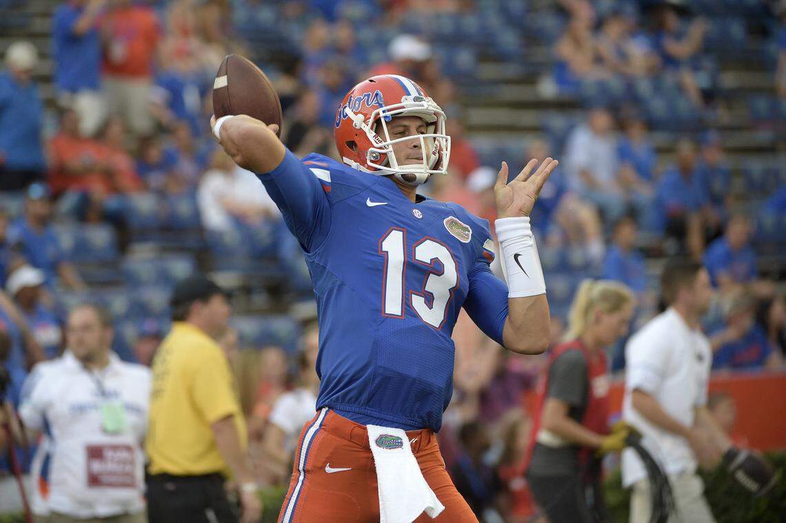 Florida quarterback Feleipe Franks. 