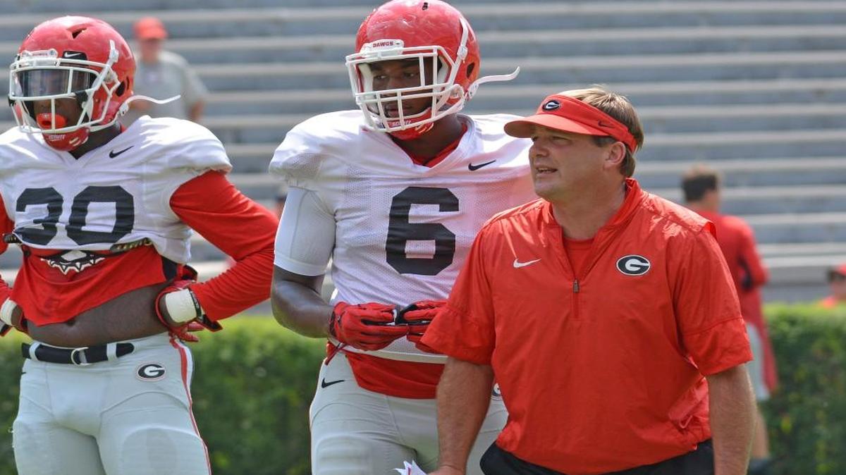 Georgia head coach Kirby Smart’s Bulldogs will have their second preseason scrimmage Saturday.