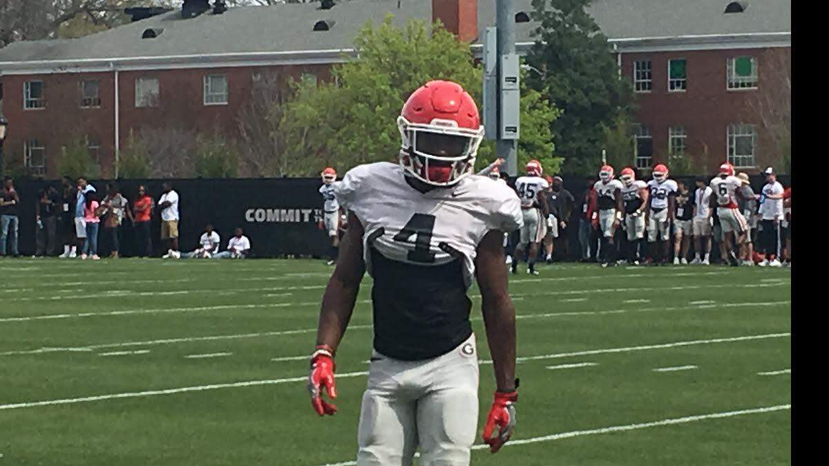 Mecole Hardman was working with the receivers briefly during Saturday's practice.