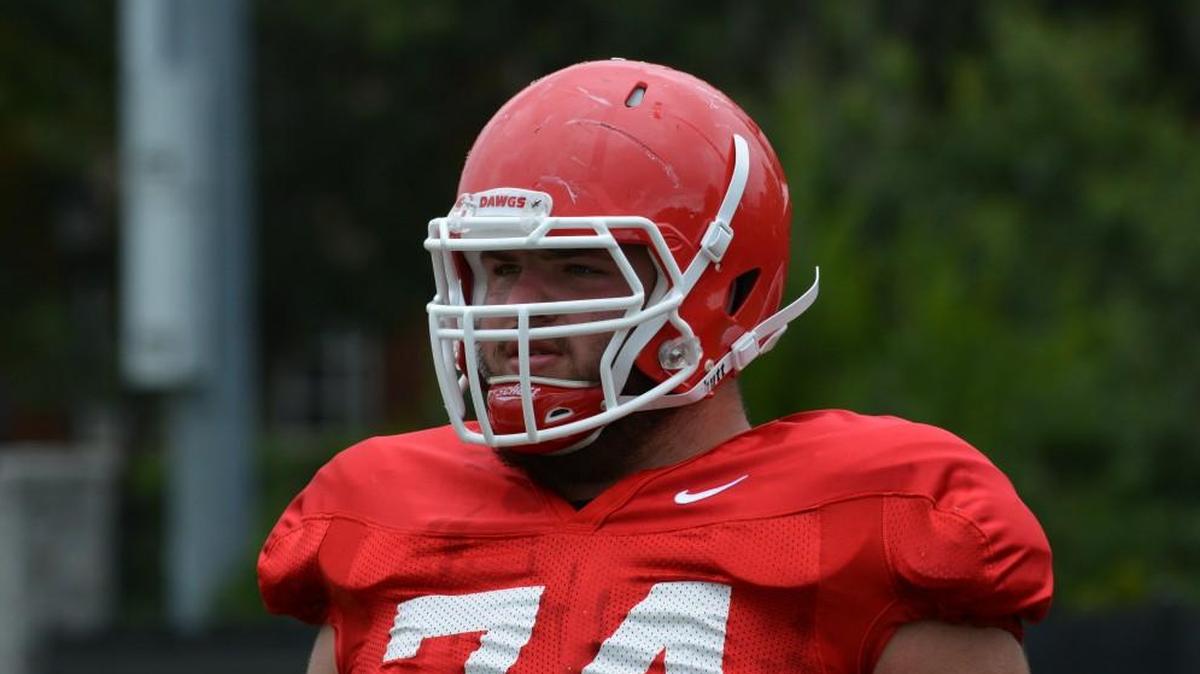 Georgia offensive lineman Ben Cleveland.