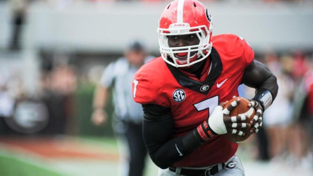 Georgia Bulldogs linebacker Lorenzo Carter.