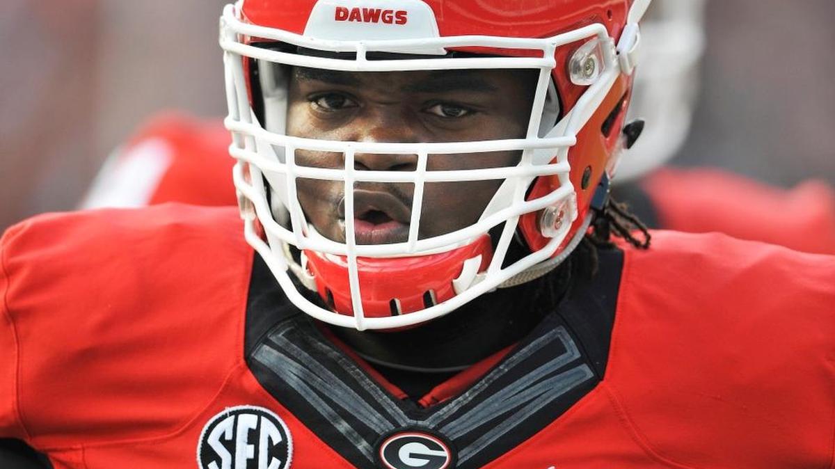 Georgia offensive lineman Solomon Kindley.