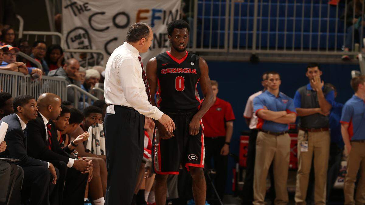 Georgia guard William 'Turtle' Jackson II (0) during the Gators' 77-63 win against the Georgia Bulldogs on Saturday, January 2, 2016 at the Stephen C. O'Connell Center in Gainesville, FL.